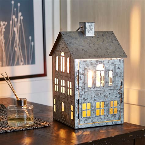 house shaped candle holder